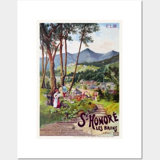 St Honoré les Bains Vintage Poster 1897 Posters and Art